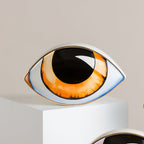 Skulptur Oculus Keramik