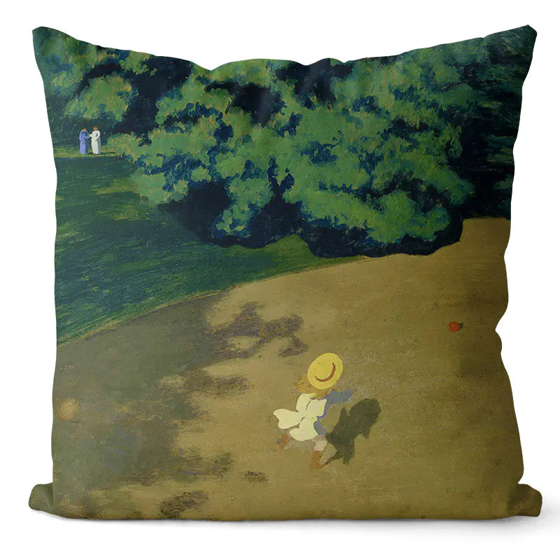 Home Art Oil Painting Pillow Cover Decor