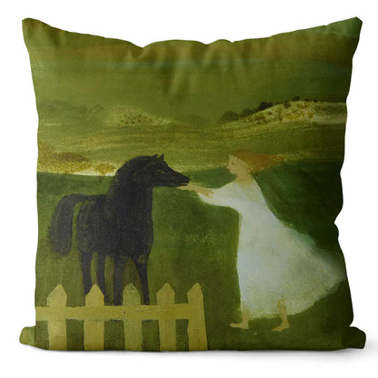 Home Art Oil Painting Pillow Cover Decor