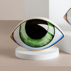 Skulptur Oculus Keramik