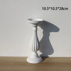 Ljusstake Lignum Candor Vit