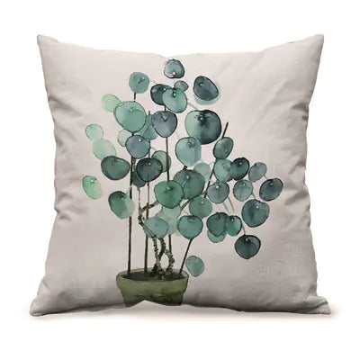 Modern Minimalist Linen Pillow Cover (HERBA)