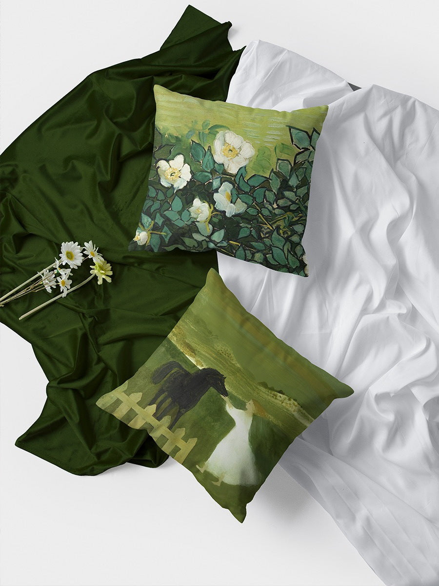Kuddfodral Atelier Print Bomull/linne