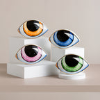 Skulptur Oculus Keramik