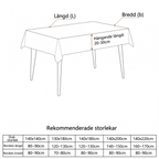 Bordsduk Geometra Ljusblå/Grålila