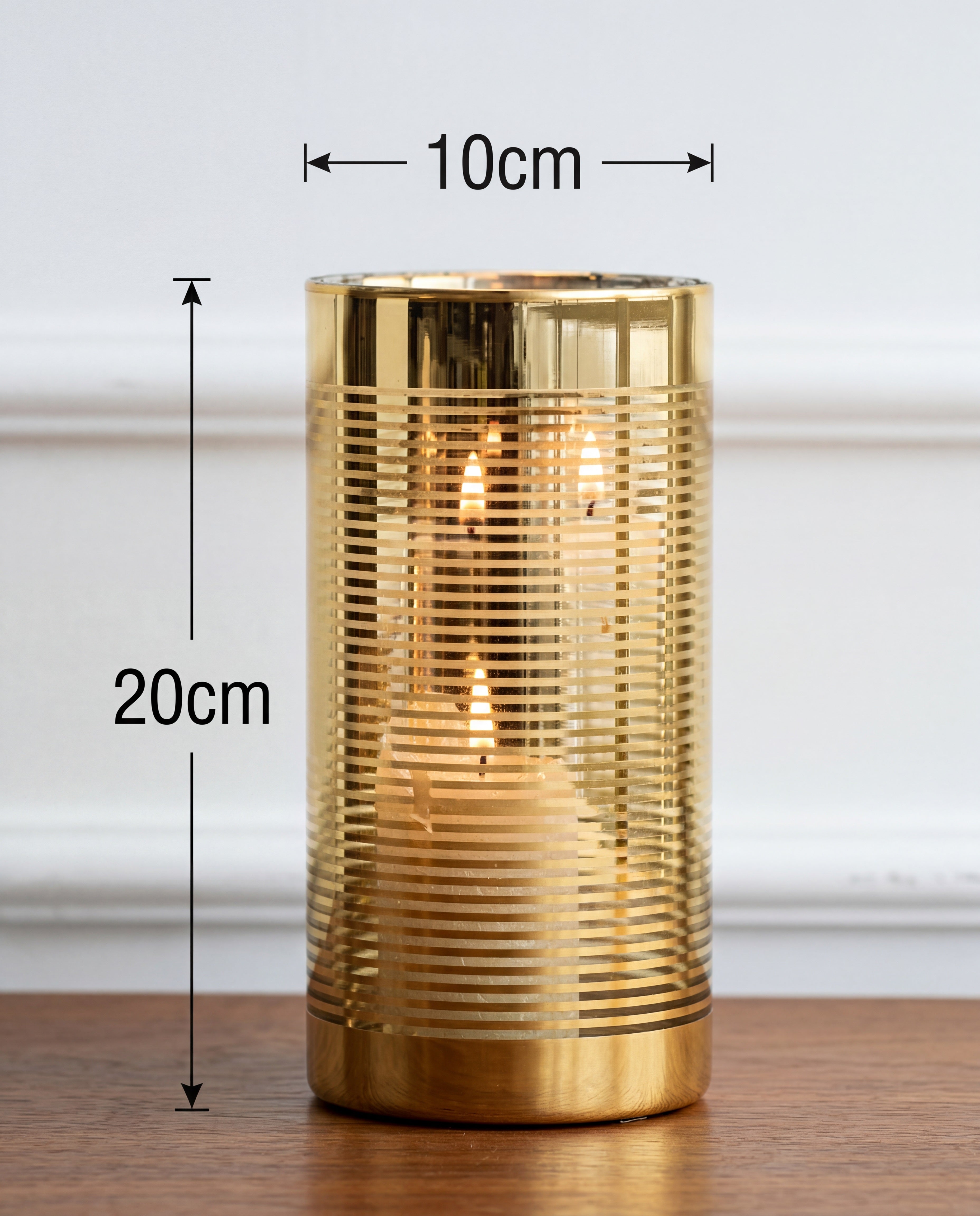 Ljusstake Aurum Linea Glas
