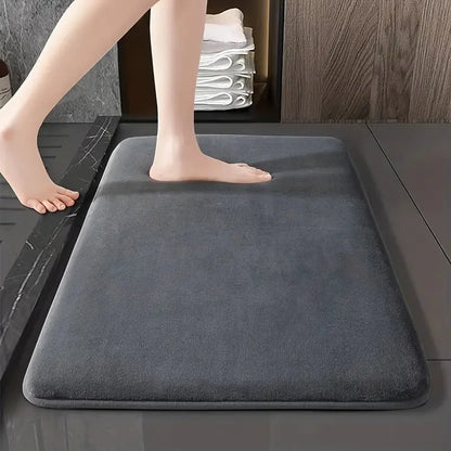 Absorbent Velvet Bathroom Floor Mat (VELUM)