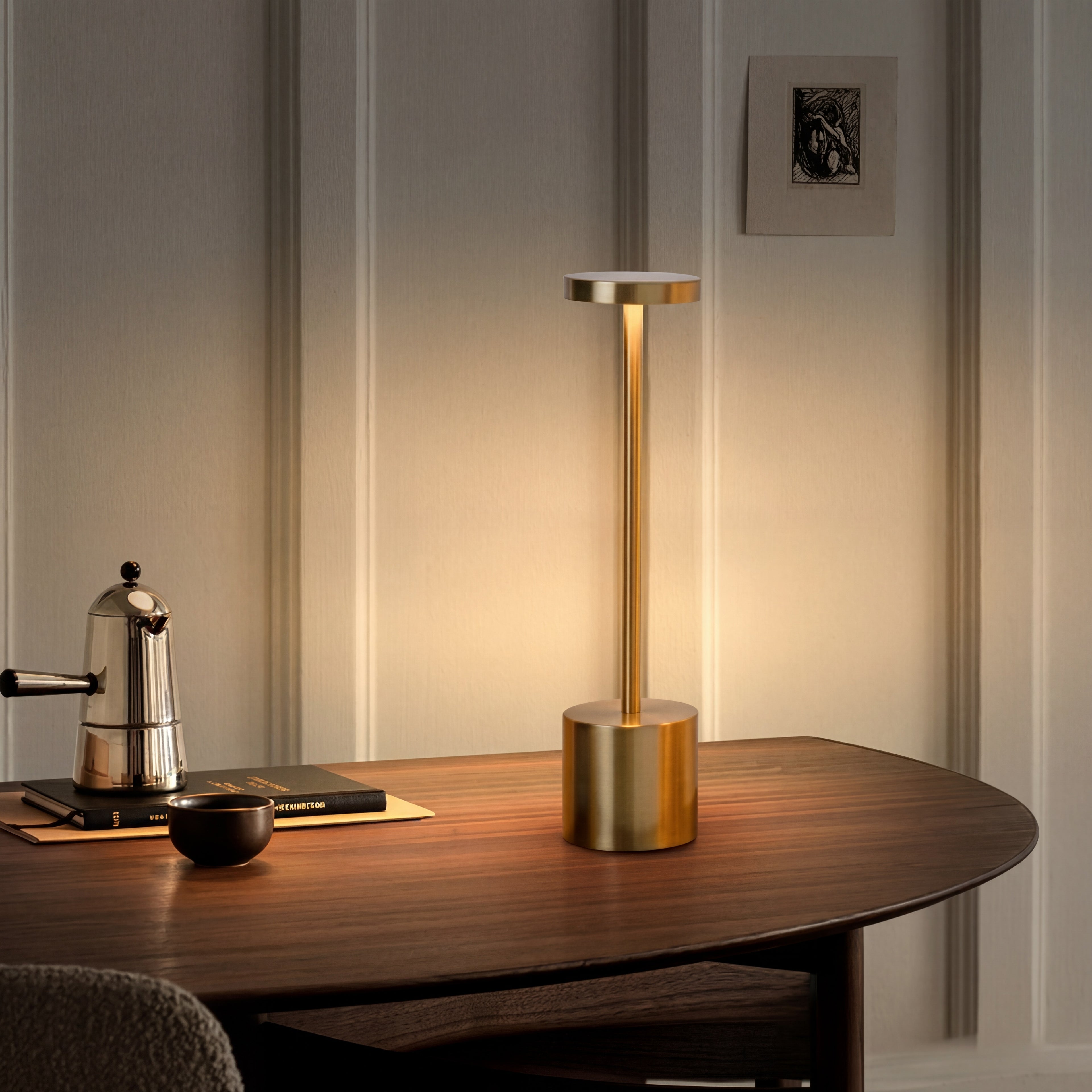 Bordslampa Lumina Porta Rostfritt Stål