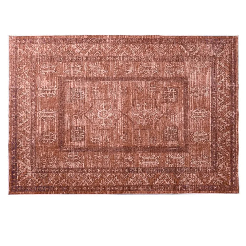 Living Room Carpet Bedroom Wool Bedside Rugs Machine Washable Foldable Mat Vintage Nordic Rug Soft Fluffy Plush Home Decoration