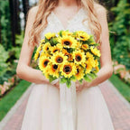 Konstbukett Helianthus 29cm