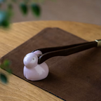 Skulptur Kanini Glaserad Keramik