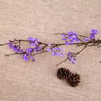 Real Touch Artificial Cherry Blossoms Branches Plastic Elegant Simulation Sakura Branches Realistic Handmade Fake Flower