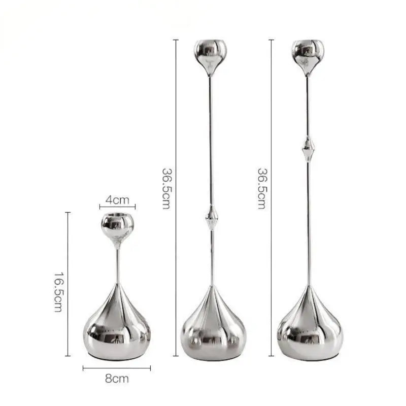Ljusstake Lacrima Tria set