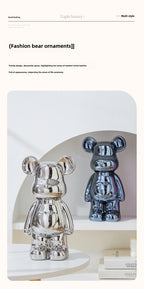 Skulptur Ursus Block Keramik