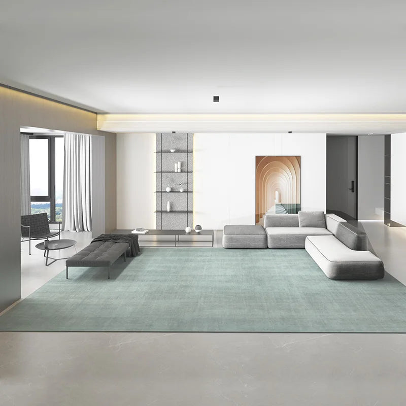Solid Color Simple Carpets for Living Room Decoration Rugs for Bedroom Decor Carpet Non-slip Area Rug Home Short Pile Floor Mat