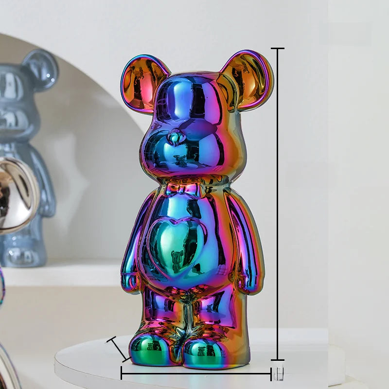Skulptur Ursus Block Keramik
