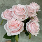 Konstbukett Rosa Nova 9 Blommor