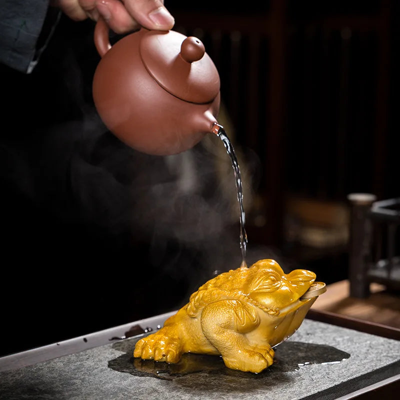 Skulptur Bufo Keramik