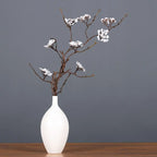 Real Touch Artificial Cherry Blossoms Branches Plastic Elegant Simulation Sakura Branches Realistic Handmade Fake Flower