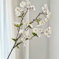 Pink Artificial Sakura Flower Decorative Silk Artificial Faux Plants Long Branches Peach Fake Cherry Blossoms Wedding Decoration