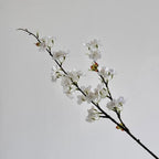 Pink Artificial Sakura Flower Decorative Silk Artificial Faux Plants Long Branches Peach Fake Cherry Blossoms Wedding Decoration