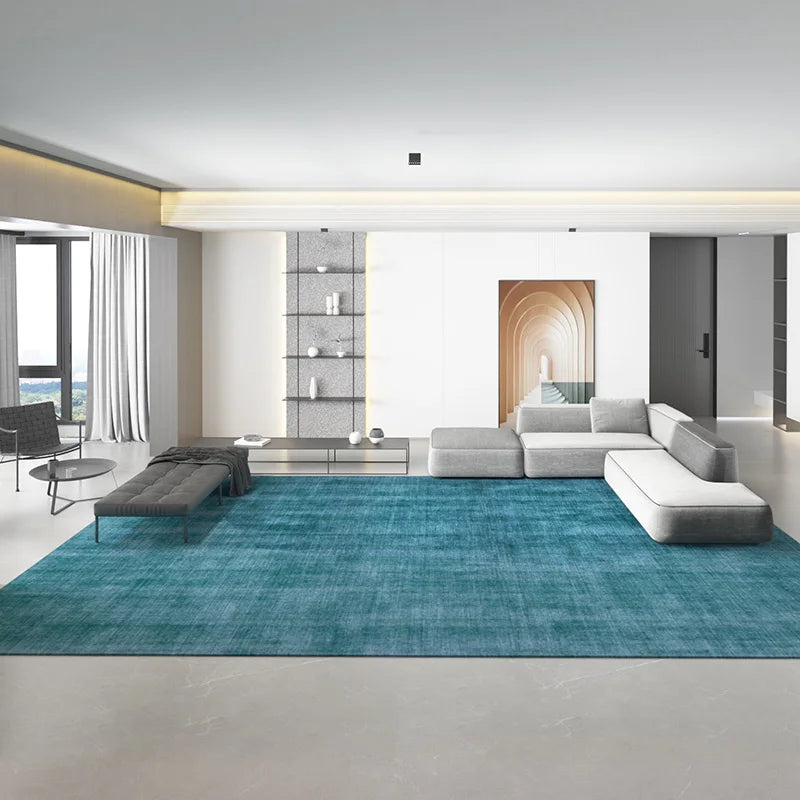 Solid Color Simple Carpets for Living Room Decoration Rugs for Bedroom Decor Carpet Non-slip Area Rug Home Short Pile Floor Mat