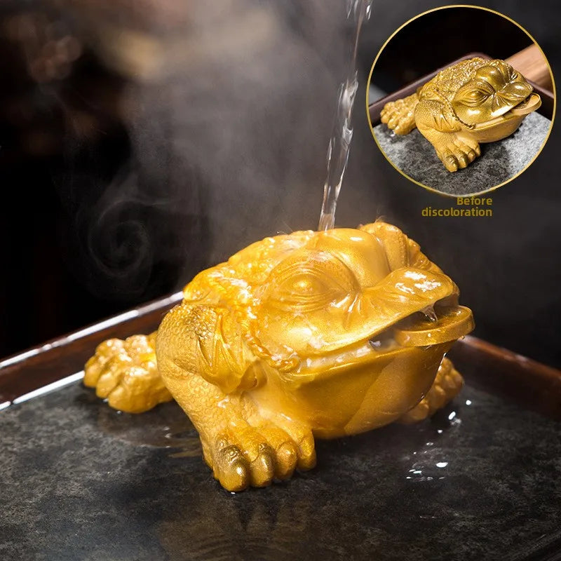 Skulptur Bufo Keramik
