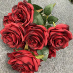 Konstbukett Rosa Nova 9 Blommor