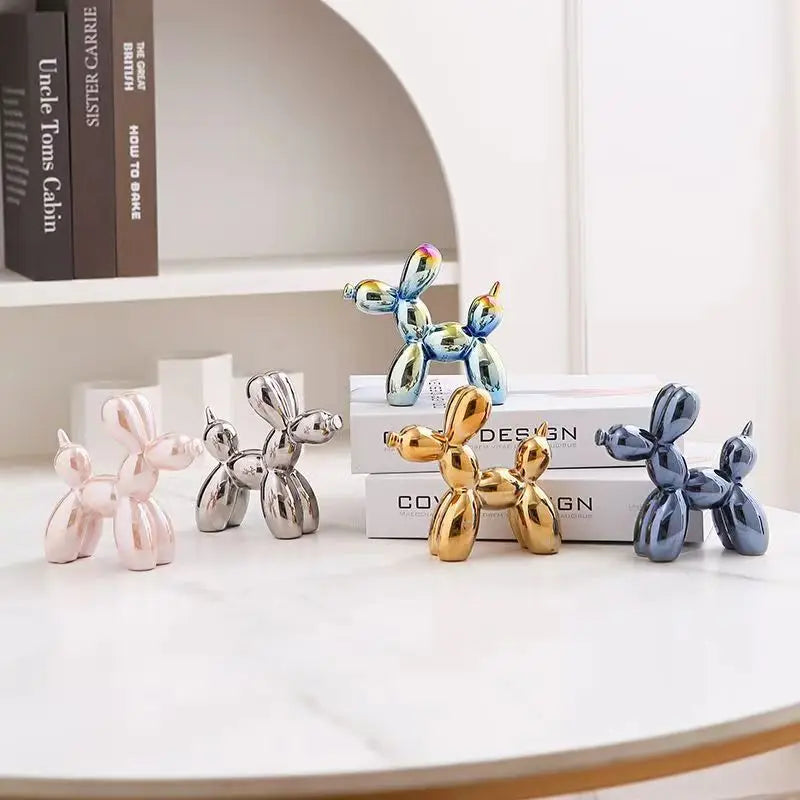 Skulptur Canis Pop Glaserad Keramik
