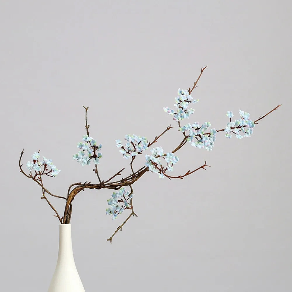 Real Touch Artificial Cherry Blossoms Branches Plastic Elegant Simulation Sakura Branches Realistic Handmade Fake Flower