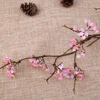 Real Touch Artificial Cherry Blossoms Branches Plastic Elegant Simulation Sakura Branches Realistic Handmade Fake Flower