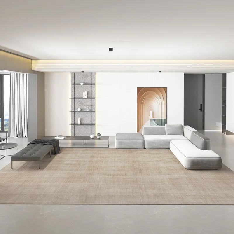 Solid Color Simple Carpets for Living Room Decoration Rugs for Bedroom Decor Carpet Non-slip Area Rug Home Short Pile Floor Mat