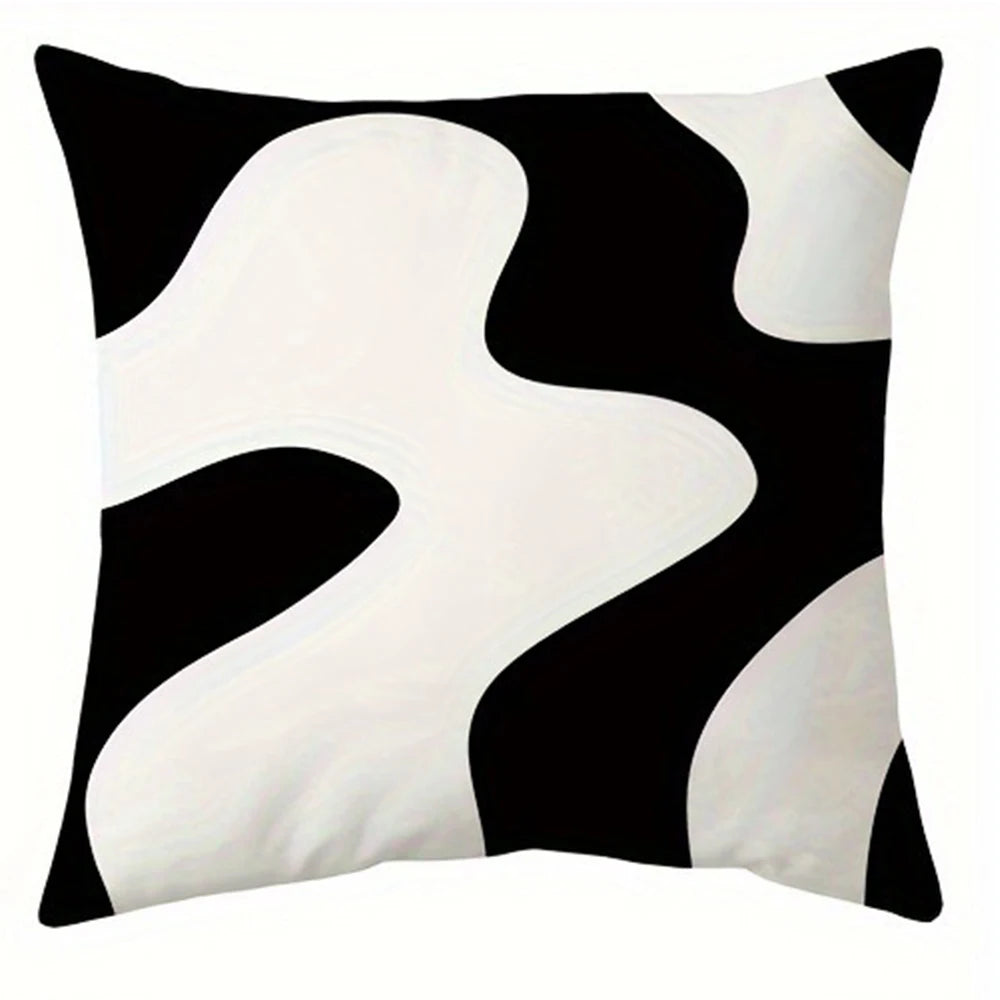 Kuddfodral Linea Nero 40x40