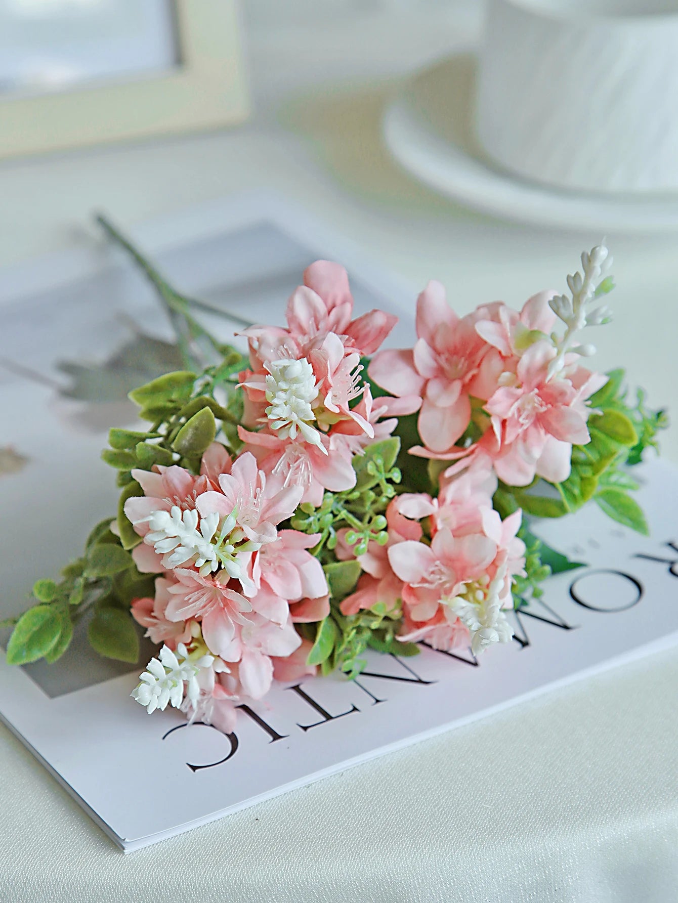 Silk Artificial Flowers High Quality Wedding Home Room Valentine's Decora Table Centre Wreath Bridal Bouquet Photography Props
