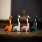 Skulptur Fauna Glaserad Keramik