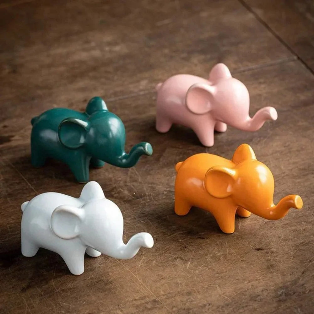 Skulptur Fauna Glaserad Keramik