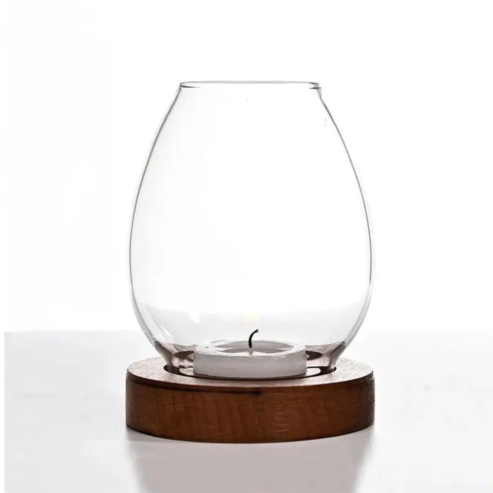 Ljushållare Vitrum Ligna Glas/Trä