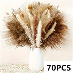 Natural Fluffy Pampas Grass Flowers Bouquets for Wedding Floral Arrangements Dried Plants Home Table Christmas Party Decorations