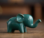 Skulptur Fauna Glaserad Keramik