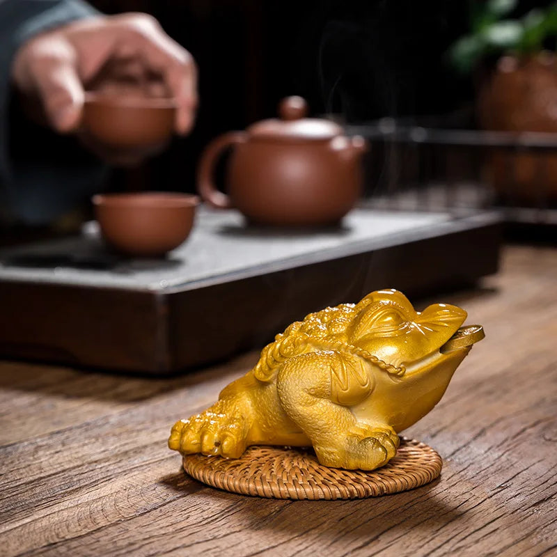 Skulptur Bufo Keramik
