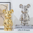 Skulptur Ursus Block Keramik