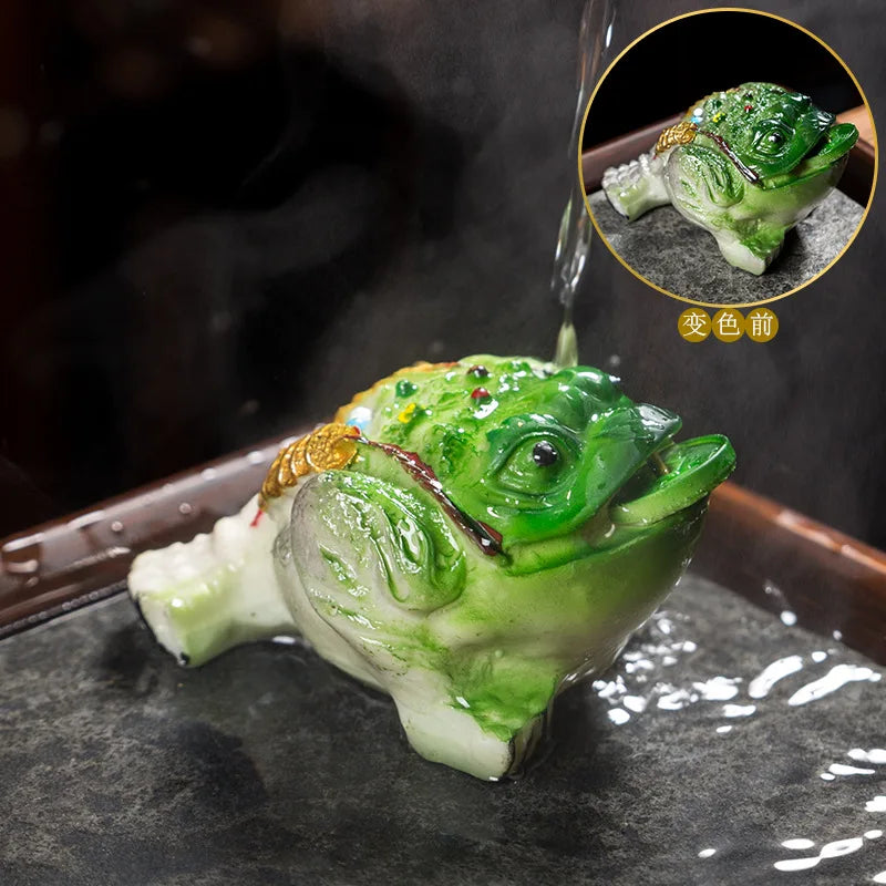 Skulptur Bufo Keramik