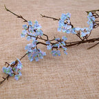 Real Touch Artificial Cherry Blossoms Branches Plastic Elegant Simulation Sakura Branches Realistic Handmade Fake Flower