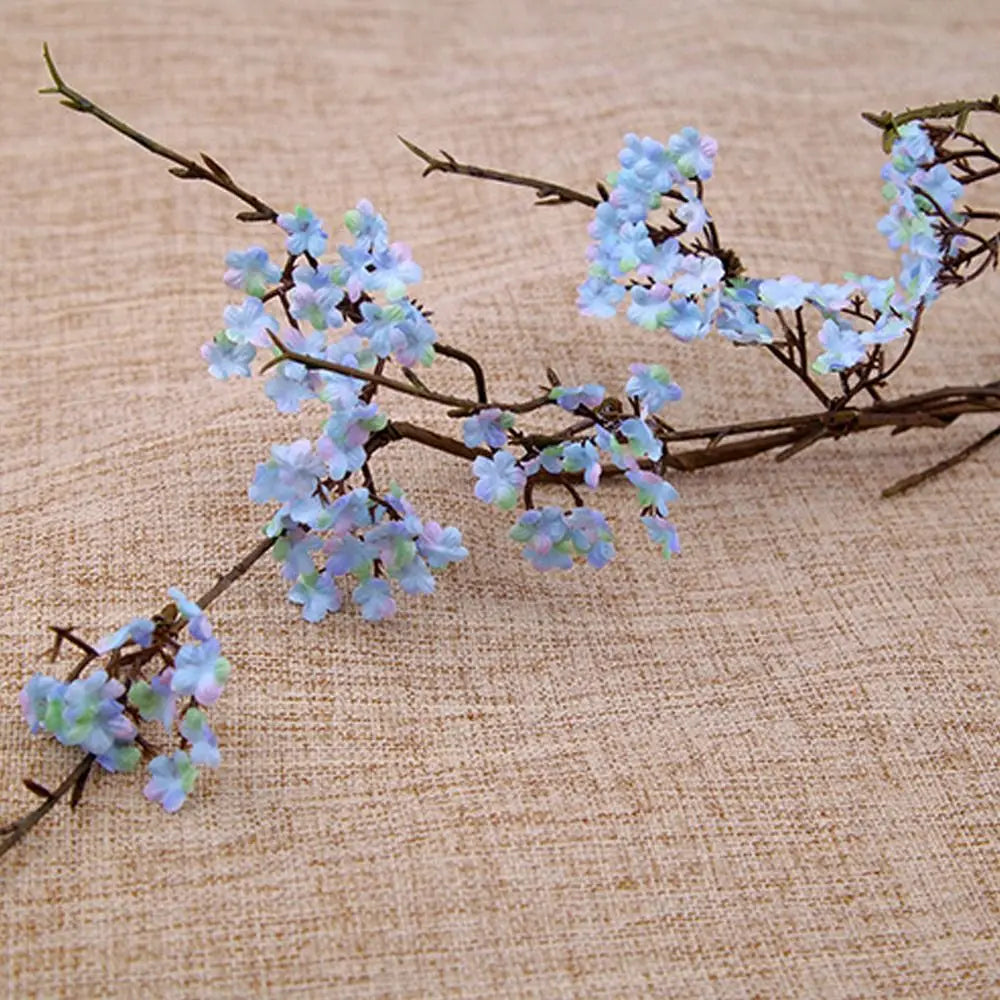 Real Touch Artificial Cherry Blossoms Branches Plastic Elegant Simulation Sakura Branches Realistic Handmade Fake Flower