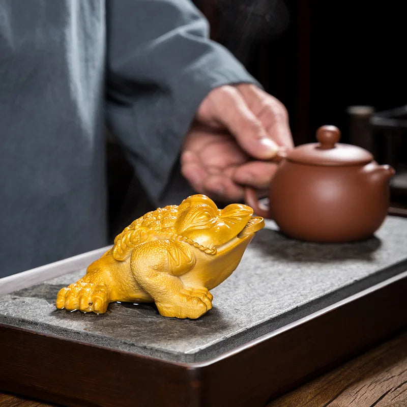 Skulptur Bufo Keramik