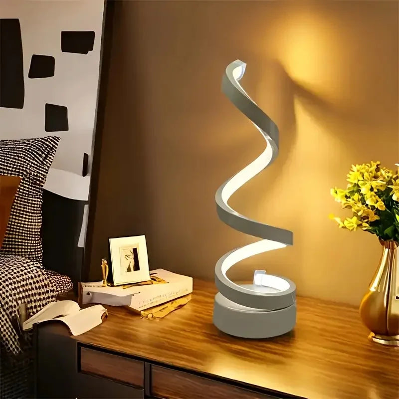 Bordslampa Spiralis LED USB