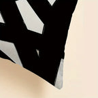 Kuddfodral Linea Nero 40x40