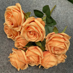 Konstbukett Rosa Nova 9 Blommor
