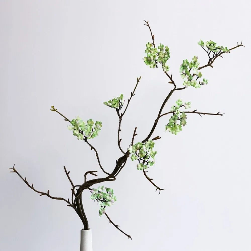 Real Touch Artificial Cherry Blossoms Branches Plastic Elegant Simulation Sakura Branches Realistic Handmade Fake Flower