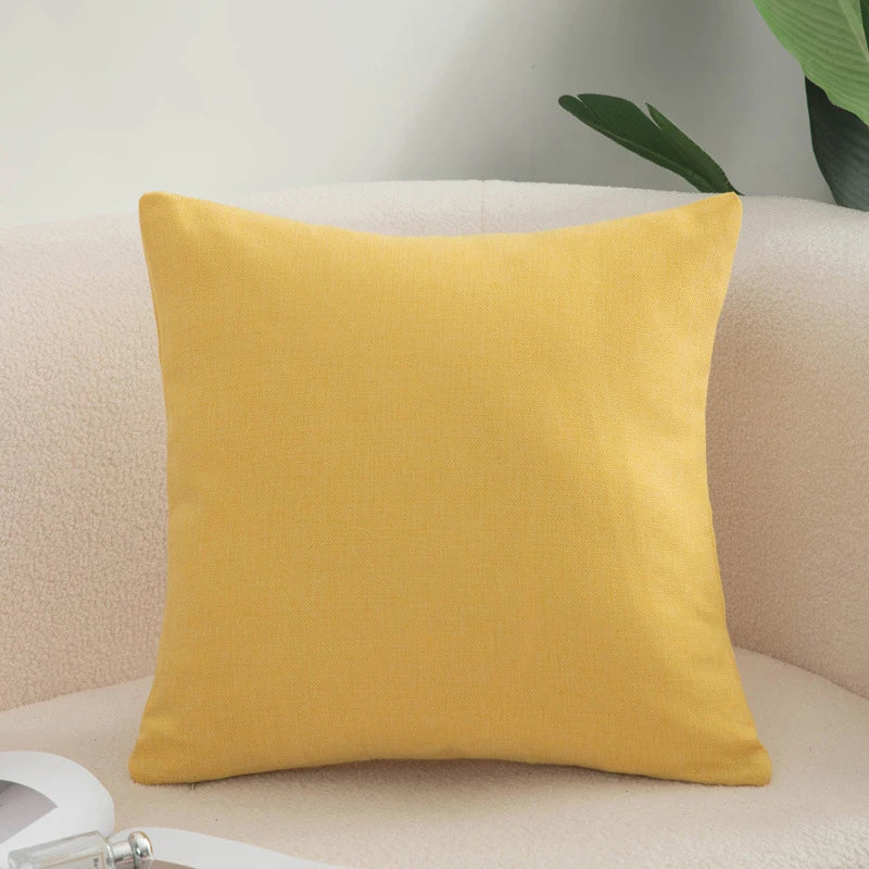 Cushion sofa cushion color cushion living room modern simple cushion cover (Without Core)